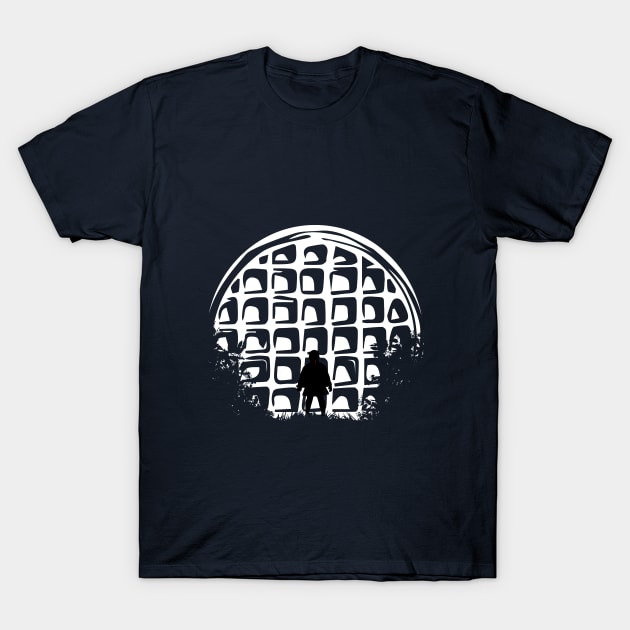 Eleven in Moon-Waffle T-Shirt by Taki93